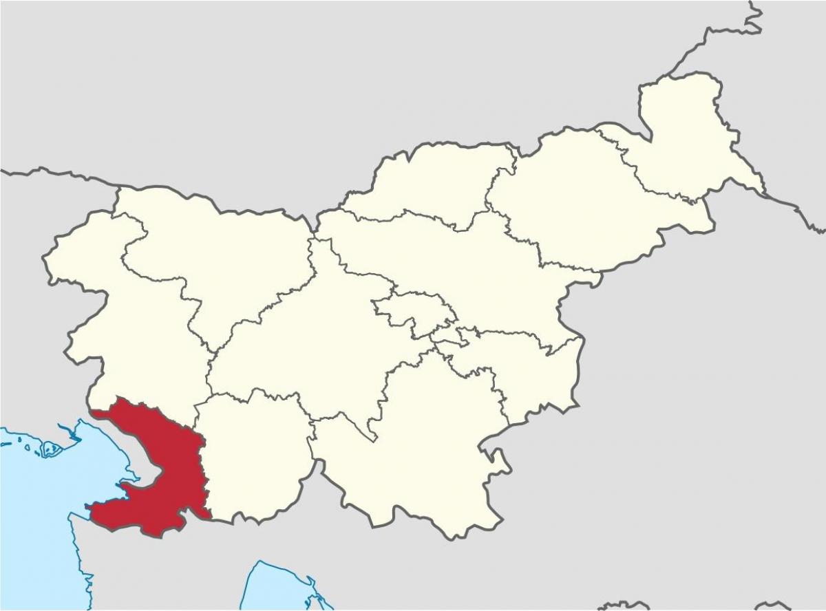 Карта karst Словения
