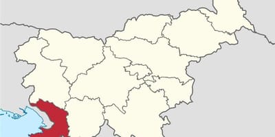 Карта karst Словения