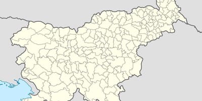 Словения местоположението на картата 