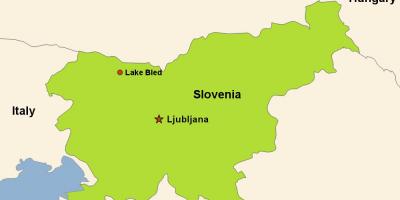 Карта На Любляна Словения
