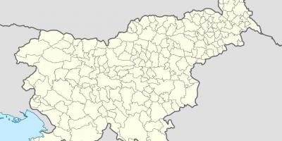 Словения местоположението на картата 